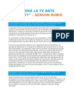 GERSON RUBIO GARCIA - Sucumbirá La TV Ante Internet