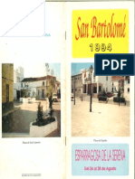 Programa Fiestas San Bartolomé 1994