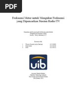 Download Frekuensi Meter untuk Mengukur Frekuensi yang Dipancarkan Stasiun RadioTV by Lin Lina SN255205406 doc pdf