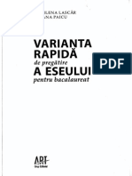 238076262 Varianta Rapida de Pregatire a Eseului Pt Bac Ed Art