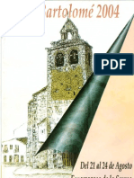 Programa Fiestas San Bartolomé 2004