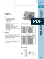 AMP PS1050 Specsheet