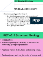 PET - 518 Structural Geology