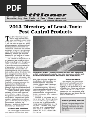 Directory Of Least Toxic Pest Control Products Gardening Guidebook Moth Biological Pest Control