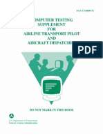Computer Testing Supplement For Airline Transport Pilot and Aircraft Dispatcher C