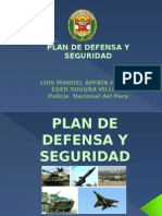 Plan de Defensa y Seguridad