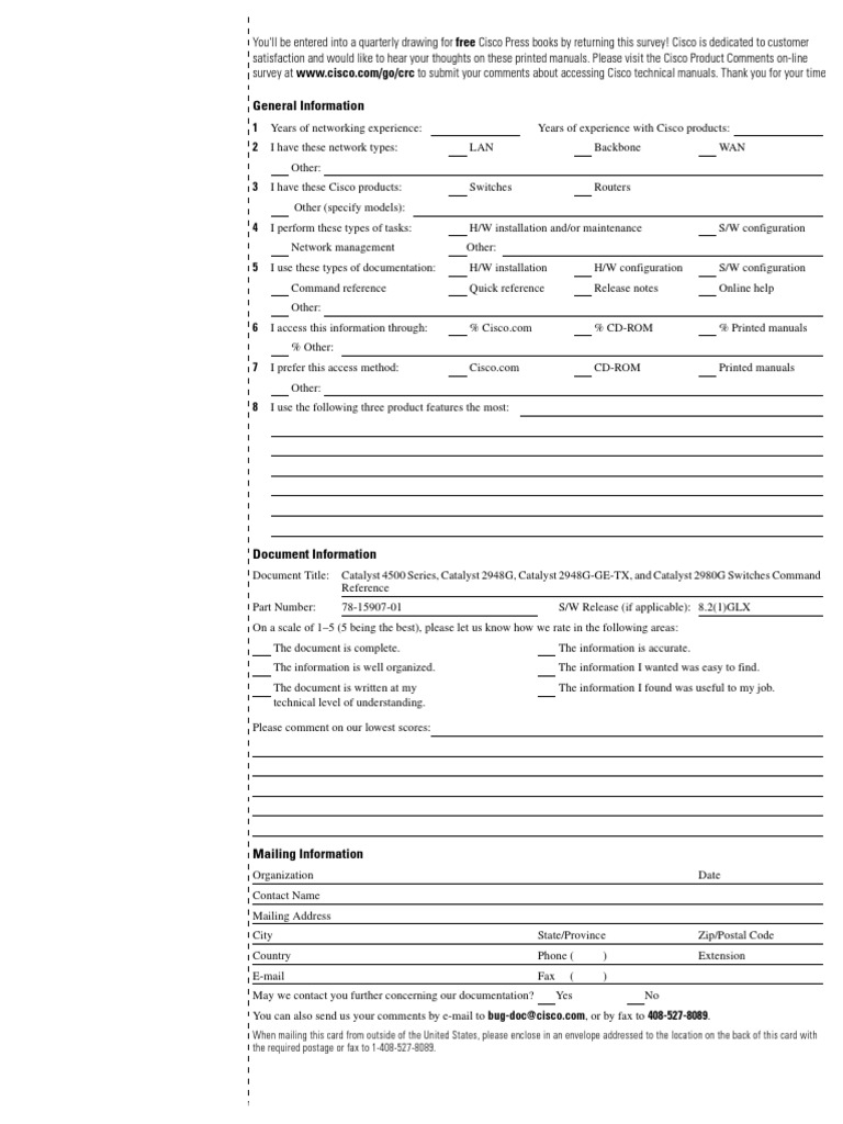Cisco 4000 Command - Ref | PDF | Command Line Interface | Mail