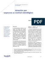 LECTURA 1 de La Administracion Por Objetivos Al Control Estrategico PDF