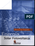 Energía Solar Fotovoltaica, Manual Del Instalador