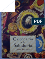 Calendario de La Sabiduria - León Tolstoi PDF