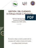 7 - Gestión Del Cuidado - Un Enfoque Desde La Formación PDF