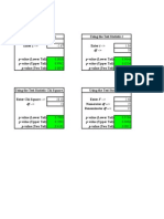 Calculate P-Values for Stats Tests z t Chi F