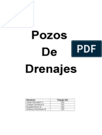 Pozos de Drenaje