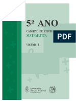 5 Ano Caderno de Atividades Matematica Vol 1