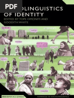 Download Sociolinguistics of Identity by sasasavic SN255249867 doc pdf