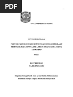 Download Faktor-faktor Yang Berhubungan Dengan Tindakan Merokok Pada Siswa Laki-laki Di Sman x Kota Solok Tahun 2013 Repaired by Nana Sri Rahayu Wissenschaft SN255253776 doc pdf