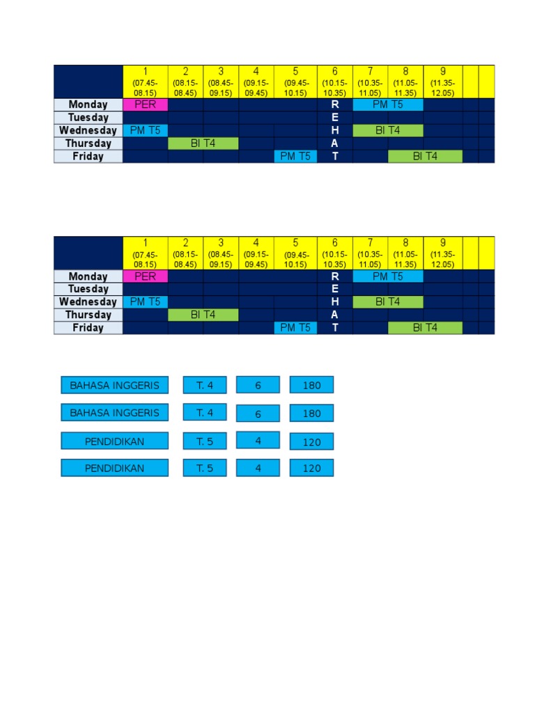 Practicum Schedule Sample | PDF