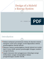 Optimum Design of A Hybrid Renewable Energy System