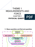 Theme 1 Measurements and Force: Physical Quantity