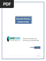 Download Sweet Water Position Announcement -- Executive Director by Sweet Water SN255256716 doc pdf