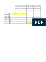 Class Schedule for Standard 11