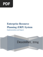 Enterprise Resource Planning-Term Paper PDF