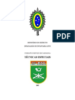 Técnicas de tiro de ação reflexa e uso de explosivos