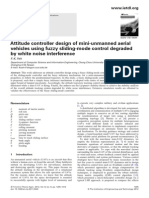 Attitude Controller Design of Mini-Unmanned Aerial