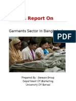 Report On Garments Sector In Bangladesh