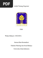 Download Artikel Tentang Negosiasi by Wahyu Hidayat SN255264701 doc pdf