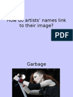 How Do Artists' Names Link To Their Image?