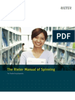 The Rieter Manual of Spinning Leaflet 2769-V1 en Original