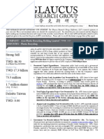 GlaucusResearch-Asia Plastic Recycling-TWSE 1337-Strong Sell April 24 2014-EnGLISH-FULL-REPORT