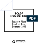 Substance Abuse Trends in Texas, December 2000
