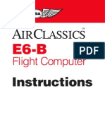 E6B Flight Computer Manual