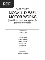 Mccall diesel motor works case study