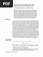 Stress Analysis of Concrete Structures Subjected To Variable Thermal Loads