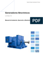 WEG Generador Sincronico Linea s Manual Espanol
