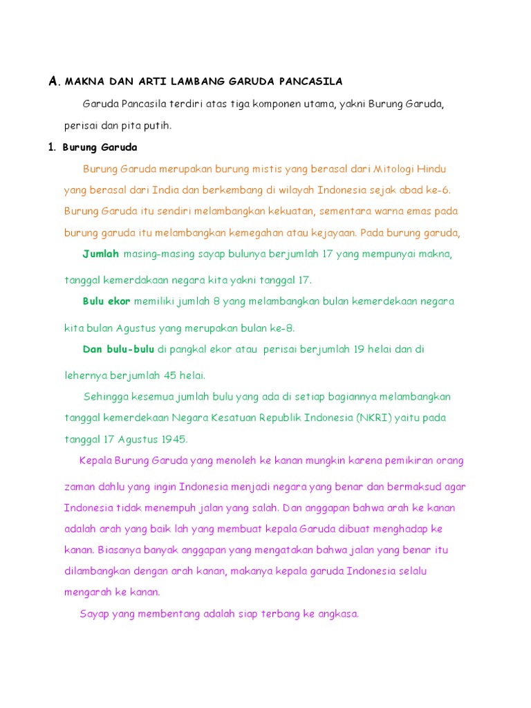 Arti Dan Makna Pancasila