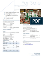 21MW Thermodyn® Condensing Type Steam Turbine: Equipment For Sale