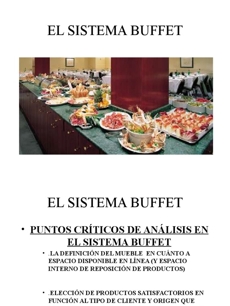 Sistema Buffet, PDF, ensalada