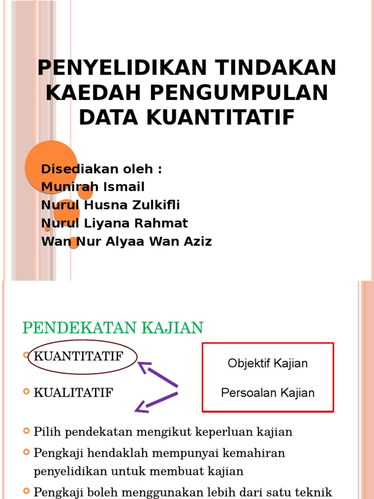 Penyelidikan Tindakan Kaedah Pengumpulan Data Kuantitatif Pdf