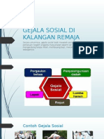 Gejala Sosial Di Kalangan Remaja