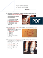 Responsi Parasitologi Ku Blok 11 (Hematologi) : Obstruction of The Lymph Vessel