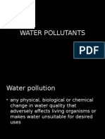 Water Pollutants