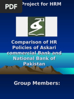 Askari Commercial Bank and NBP Comparison of HR Policies