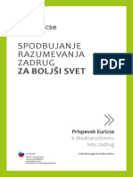 Razumevanje Pomena Zadrug ZA BOLJŠI SVET - Poročilo Benetke 2012