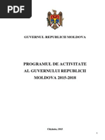 Program Guvern - 2015 2018 PDF