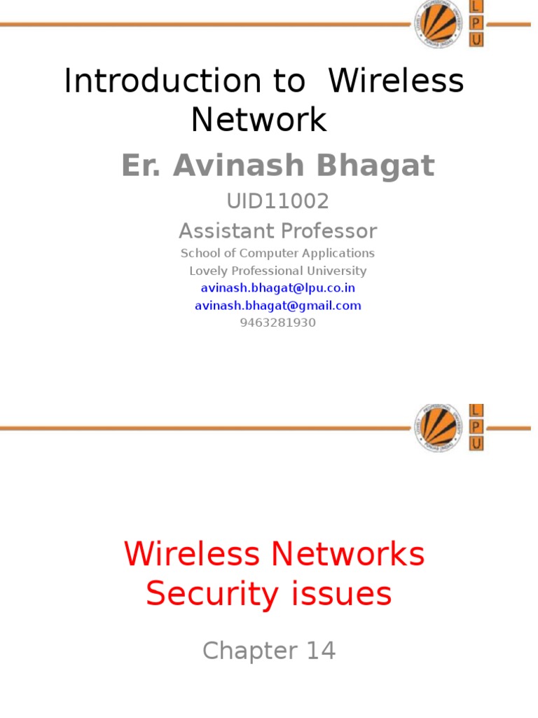 Wireless Network Security Challenges | PDF | Computer Security | Security