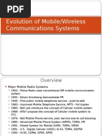 History of Mobile Communications